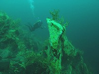 Depth of lake Baikal water