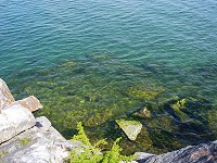 Currents of lake Baikal water